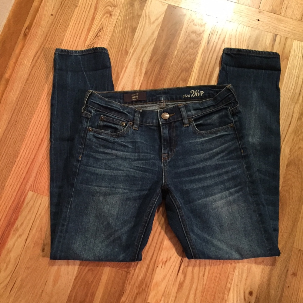 J. Crew dark blue Reid jeans, size 26P